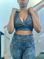 Load image into Gallery viewer, BLUE SNAKESKIN Bra
