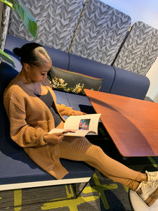 CARLI Waffle Cardigan-Camel