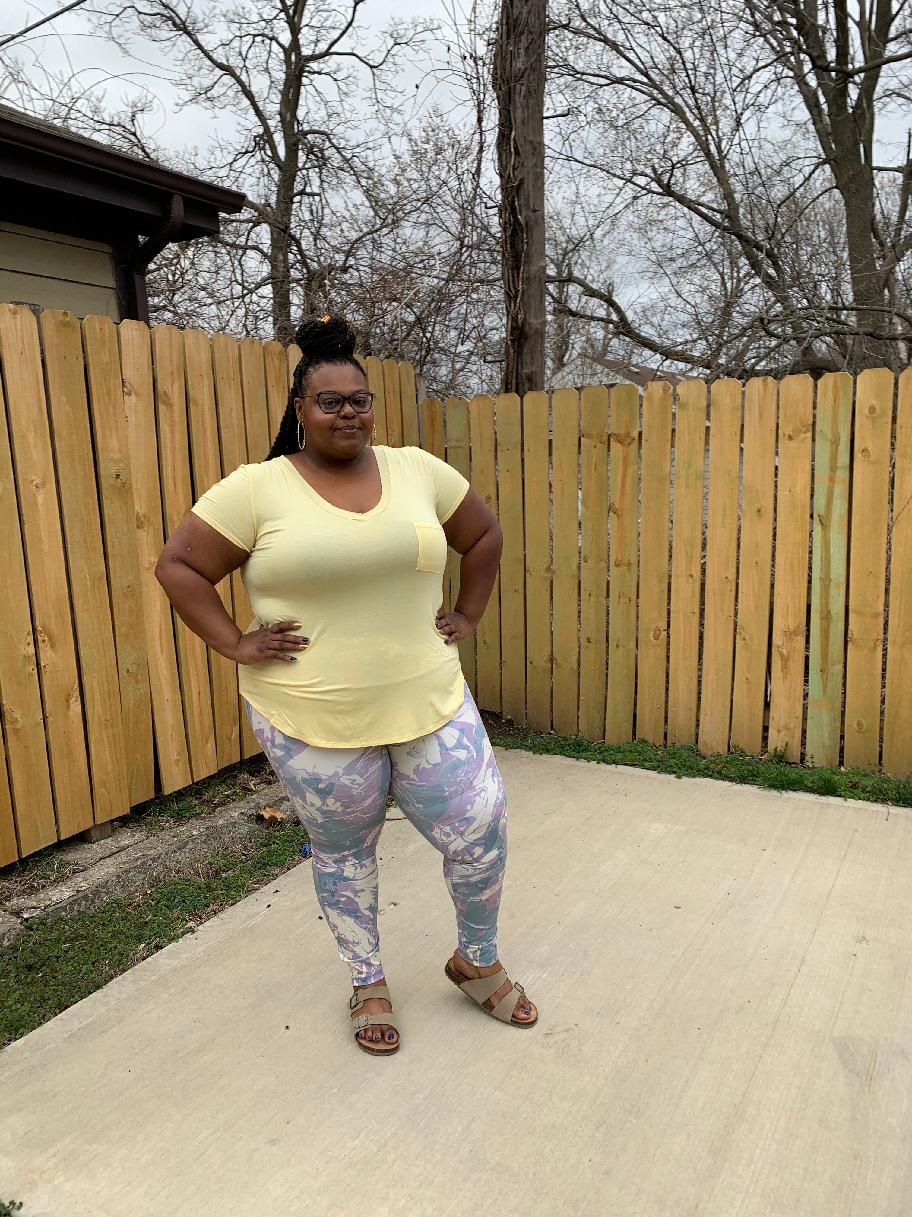 MINT SWIRL Leggings (PLUS)