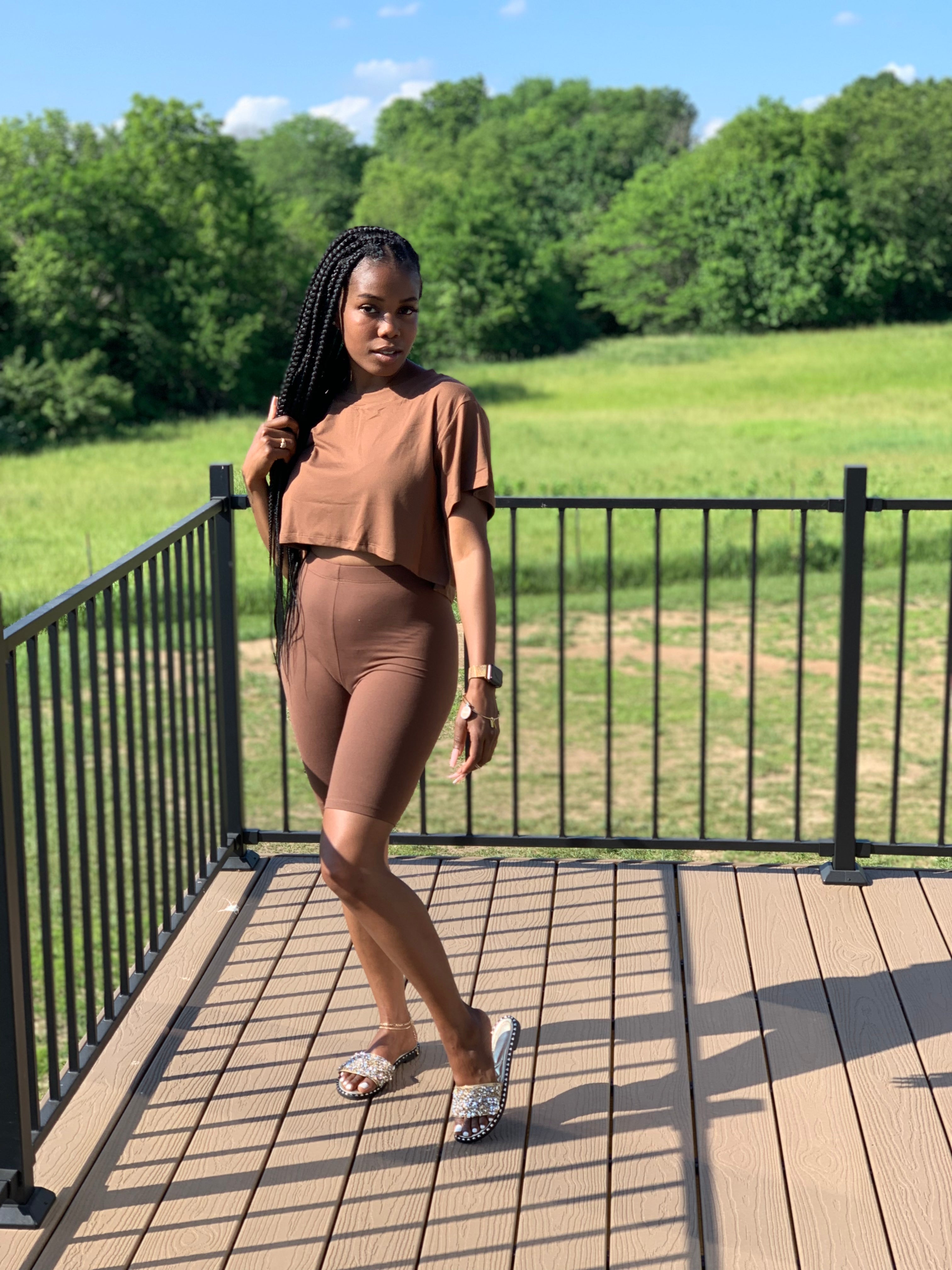 NEO Short Set (Chocolate)