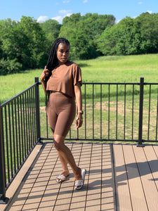 NEO Short Set (Chocolate)