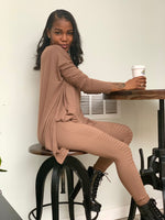 Load image into Gallery viewer, MOTO Legging Set-MOCHA (S-3XL)
