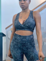 Load image into Gallery viewer, BLUE SNAKESKIN Bra
