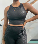 Load image into Gallery viewer, BLACK LEOPARD Bra
