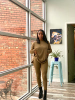Load image into Gallery viewer, MOTO Legging Set-Dusty Olive
