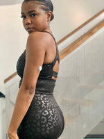 Load image into Gallery viewer, BLACK LEOPARD Bra
