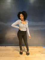 Load image into Gallery viewer, DINA Crop Top-GRAY
