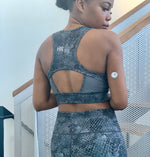 Load image into Gallery viewer, BLUE SNAKESKIN Bra
