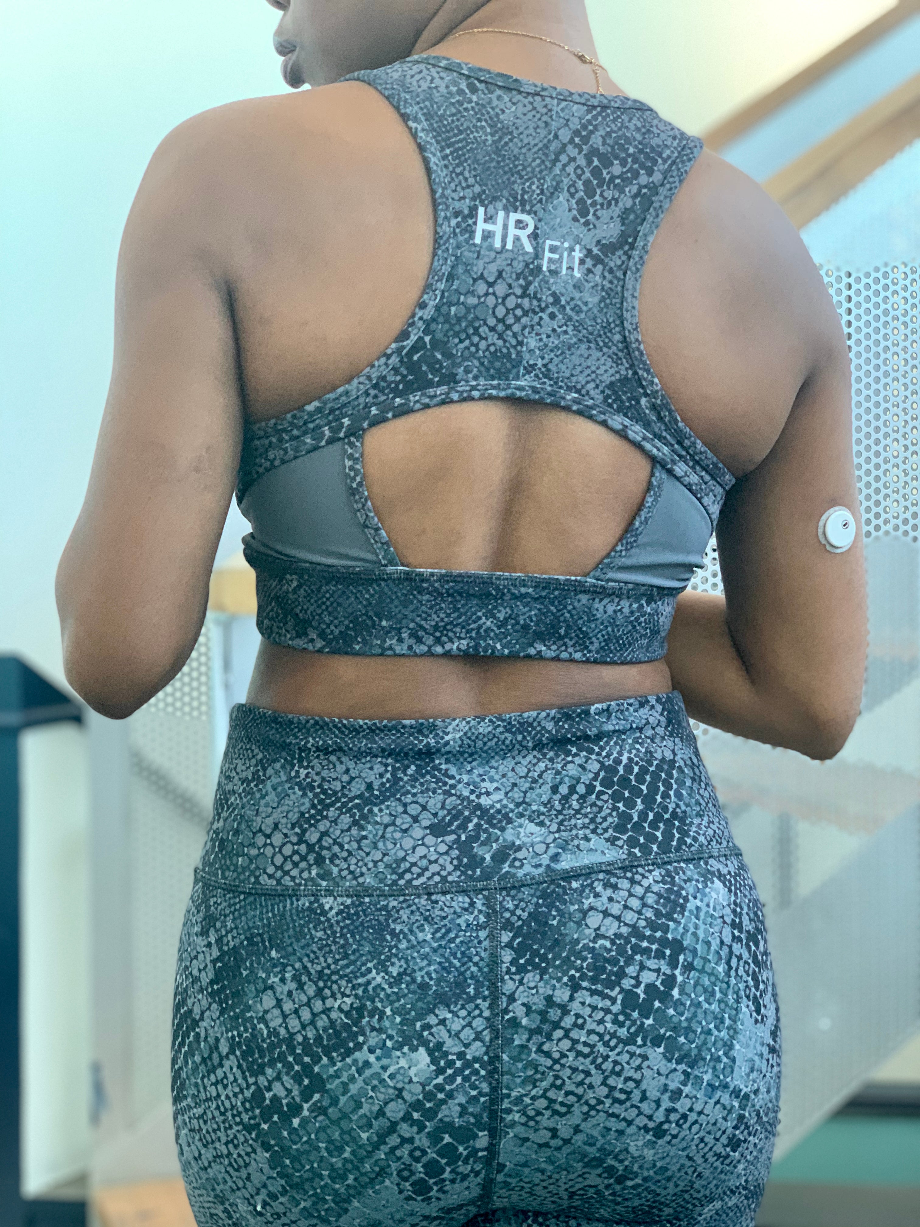 BLUE SNAKESKIN Bra
