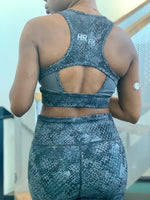 Load image into Gallery viewer, BLUE SNAKESKIN Bra
