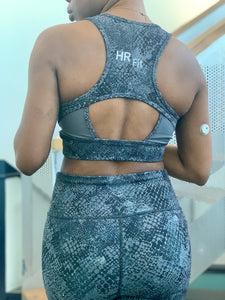 BLUE SNAKESKIN Bra