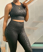 Load image into Gallery viewer, BLACK LEOPARD Bra
