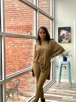 Load image into Gallery viewer, MOTO Legging Set-Dusty Olive
