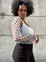 Load image into Gallery viewer, DAISY Polka Dot Top
