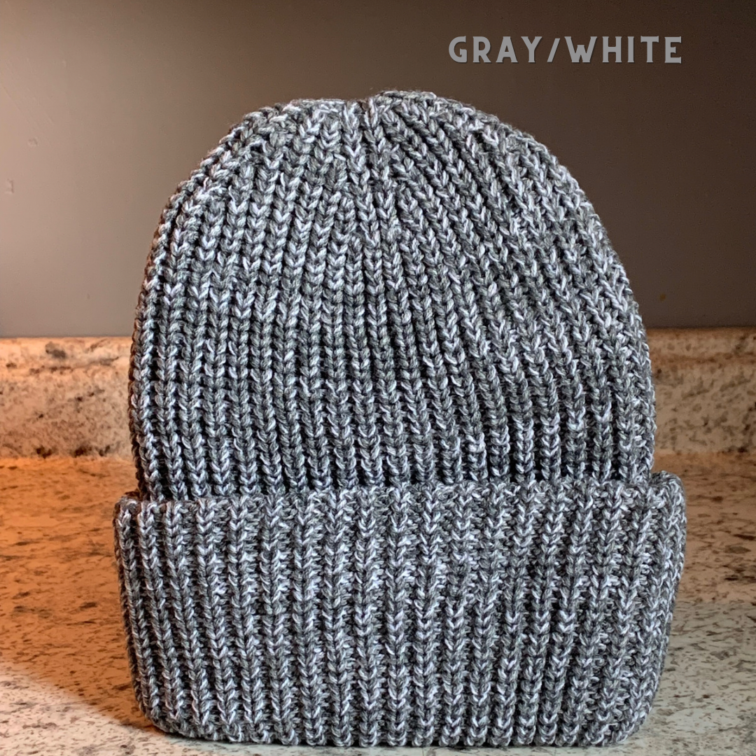 Chunky Knit Cuffed Beanie
