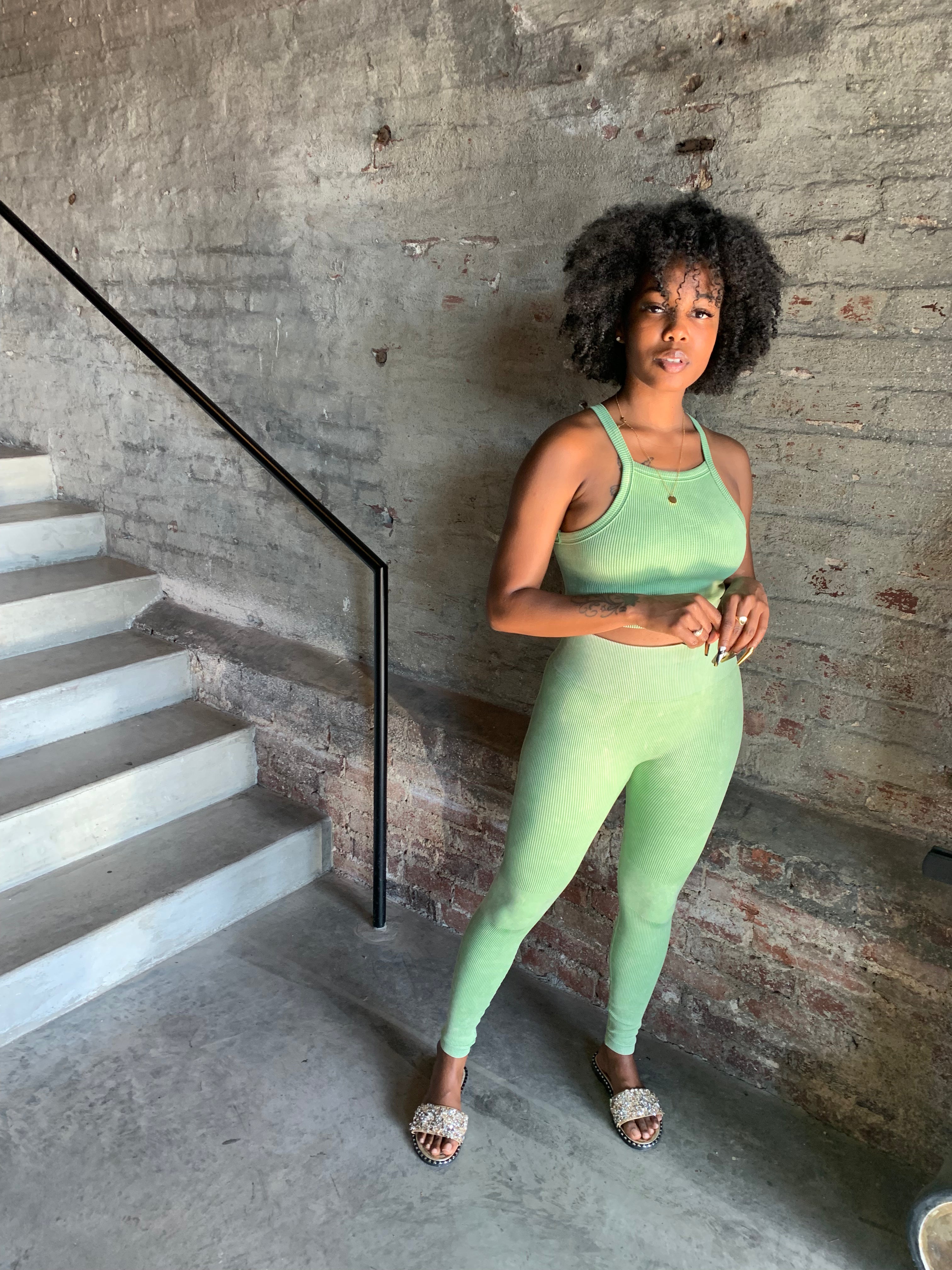 REAGAN Ribbed Top & Leggings