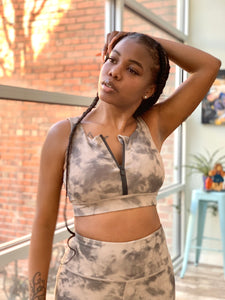 MALI Bra & Leggings in Taupe