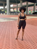 Load image into Gallery viewer, JADE Ribbed Short Set (BLACK)
